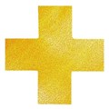 Durable 170104 Floor Marking Shaped Cross Yellow Pack 10