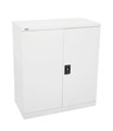 Stationery Cupboard GCA10 1015H x 910W x 450D mm Silver Grey