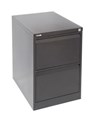 Filing Cabinet GFCA2  2 Drawer Black Ripple