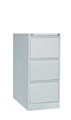 Filing Cabinet GFCA3  3 Drawer Silver Grey