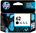 HP 62 Ink Cartridge C2P04AA Black
