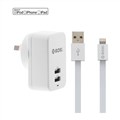 Moki Wall Charger with USB Lightning Sync Cable MUSBLW