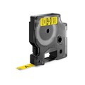 Dymo S0720580 Tapes D1 Black on Yellow 12mm 45018