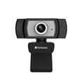 Verbatim 1080P Full HD Webcam Black Silver