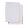 Bantex A4 5 Tab Manilla Dividers White DISCONTINUED