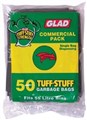 Glad Garbage Bags 55L Green Pack 50