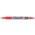 Artline Marker 041T Permanent Bullet 100Mm04Mm Dual Nib Red DISCONTINUED