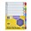 Marbig 35017F Dividers 10 Tab Reinforced MultiColoured