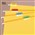 3L 10512 Index Tabs 40mm 48 Tabs Assorted