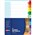 Avery 88710 PrePrinted Dividers 110 Tab A4 MultiColoured
