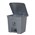 Cleanlink Bin Plastic 12061 Bin with Pedel Lid 68Ltr Grey