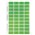 Avery 44535 7 Side Tab Colour Coding Labels Light Green Pack 240
