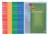 Marbig 25190 Sheet Protectors Light Weight A4 Assorted Colours Pack 20