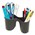Marbig 86330 Enviro Duo Pencil Cup Holder Black DISCONTINUED