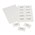 Rexel 90055 ID Convention Badge Insert Cards Pack 250