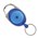 Rexel 9806001 ID Retractable Snap Lock Key Holder Blue Pack 4