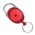 Rexel 9806003 ID Retractable Snap Lock Key Holder Red Pack 4