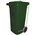 Cleanlink Bin Plastic 12064 120L Pedal Lid Heavy Duty Green Each