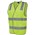 TSCO Safety Vest 6DNSVEC HiVis Day and Night Use Lime Large