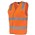 TSCO Safety Vest 6DNSVOC HiVis Day and Night User Orange Large