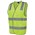 TSCO Safety Vest 6DNSVED HiVis Day and Night Use Lime Extra Large