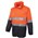 TSCO 6DNLLONC HiVis Day and Night Long Line Jacket OrangeNavy Large