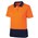 TSCO HiVis 3897ON14 Ladies Two Tone Polo Shirt Short Sleeve Ladies Orange Size 14