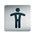 Durable Sign Pictogram 495423 WC Men Square 150 x 150mm Each