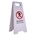 Cleanlink 12163 Safety Sign No Entry Restricted Area White