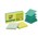 Post It Notes R330 6SST Pop Up 76 x 76mm Super Sticky Recycled Bora Bora Assorted Pack 6