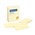 Rainbow Repositional Notes 125 x 76mm Yellow Pack 12