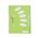 ColourHide Note Book 1719604H A4 5 Subject 250 Page Green Each discontinued