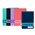 ColourHide 1715499MJ Pocket Notebook 96 Page Pack 5 Assorted