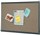 Cork Board QTB247G Prestige 1800 x 1200mm Graphite Frame