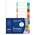 Avery 922004 Customisable Table of Contents Dividers 110 Tab A4 LandscapePortrait Brights