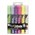 Texta 0400590 Liquid Chalk Marker Wet Wipe Bullet 55mm Assorted Wallet 6