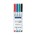 Staedtler 301 WP4 Lumocolor Whiteboard Marker Assorted Wallet 4