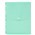 Marbig 2025892 Binder Wallet A4 Top Open with Button Pastel Green