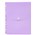 Marbig 2025894 Binder Wallet A4 Top Open with Button Pastel Purple