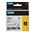 Dymo Rhino 18444 Tape Vinyl Black on White 12mm