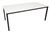 Table 1800mm x 750mm Black Frame White Top
