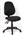 Chair 9 to 5 High Back Typist Black No ArmsAjustable Seat Height  Adjustable Back Tilt  Height  Adjustable Seat Tilt Rated to 120KG  5 Years Warranty on chair mechanism